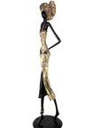Bronze Issouf 110 cm doré n°1 Bronzes d'Afrique