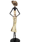 Bronze Issouf 110 cm doré n°1 Bronzes d'Afrique