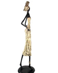 Bronze Issouf 110 cm doré n°1 Bronzes d'Afrique