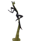 Bronze Issouf danseuse 50 cm vert n°2 Bronzes d'Afrique