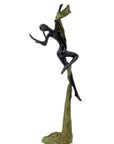 Bronze Issouf danseuse 50 cm vert n°2 Bronzes d'Afrique