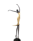 Bronze danseuse 55 cm doré n°1 Bronzes d'Afrique