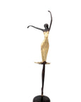 Bronze danseuse 55 cm doré n°1 Bronzes d'Afrique