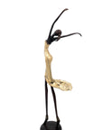 Bronze danseuse 55 cm doré n°1 Bronzes d'Afrique