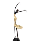 Bronze danseuse 55 cm doré n°1 Bronzes d'Afrique