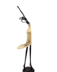 Bronze danseuse 55 cm doré n°1 Bronzes d'Afrique