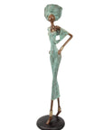 Bronze Issouf 70 cm vert n°1 Bronzes d'Afrique