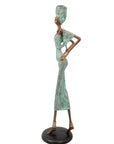 Bronze Issouf 70 cm vert n°1 Bronzes d'Afrique