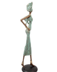 Bronze Issouf 70 cm vert n°1 Bronzes d'Afrique