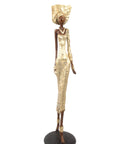 Bronze Issouf 70 cm doré n°1 Bronzes d'Afrique