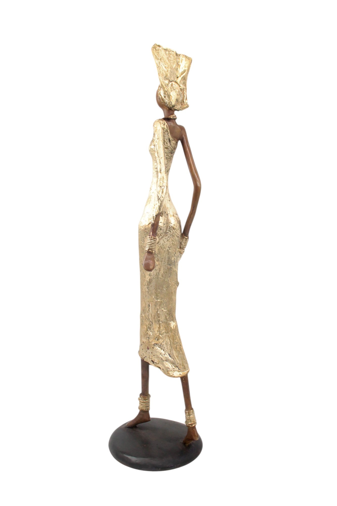 Bronze Issouf 70 cm doré n°1 Bronzes d'Afrique