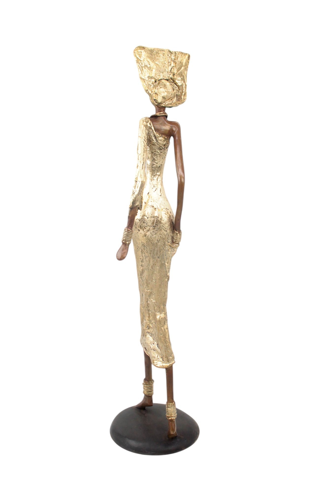 Bronze Issouf 70 cm doré n°1 Bronzes d'Afrique