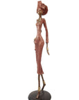 Bronze Issouf 70 cm rouge n°3 Bronzes d'Afrique