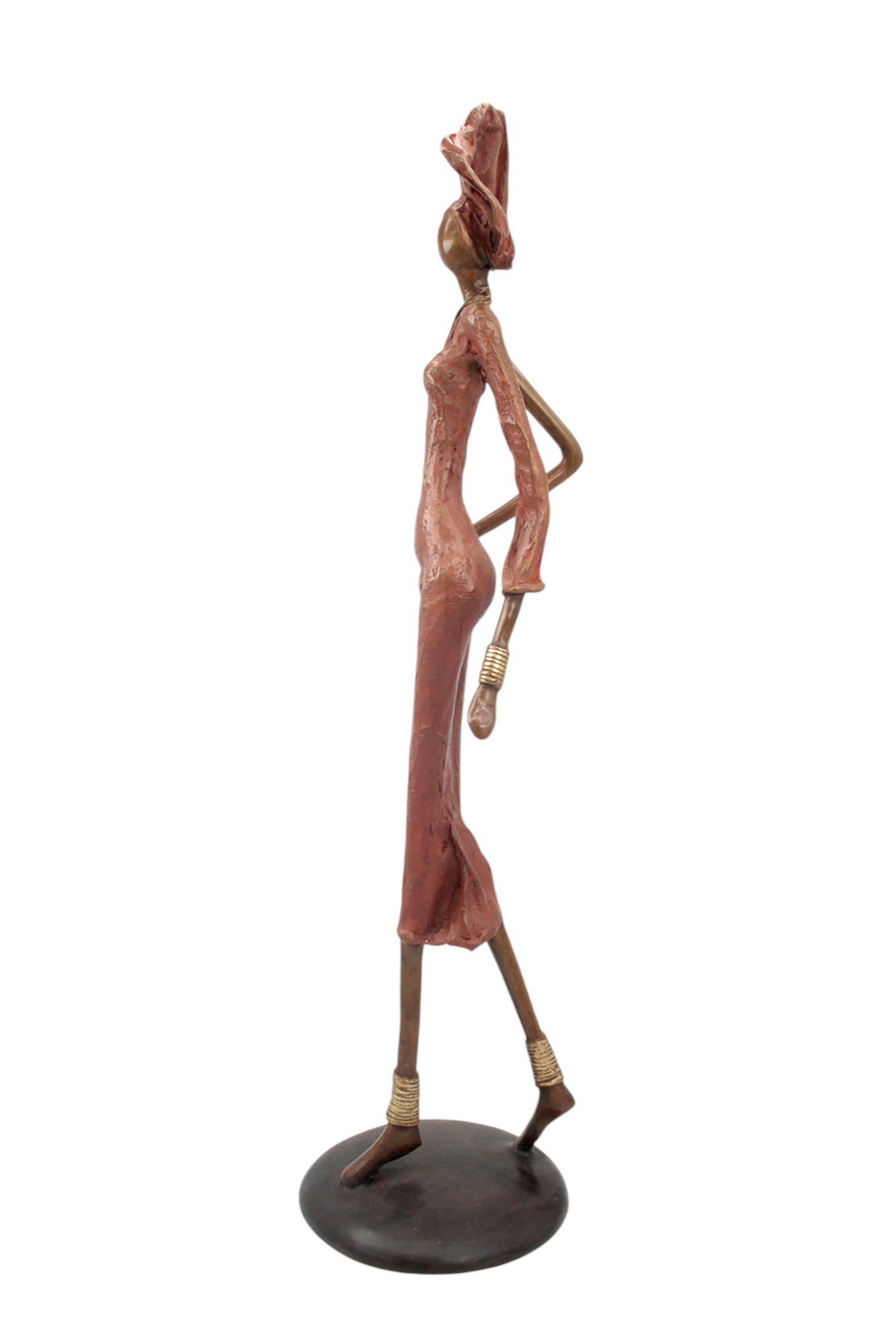 Bronze Issouf 70 cm rouge n°3 Bronzes d'Afrique