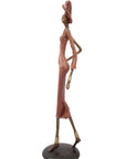 Bronze Issouf 70 cm rouge n°3 Bronzes d'Afrique
