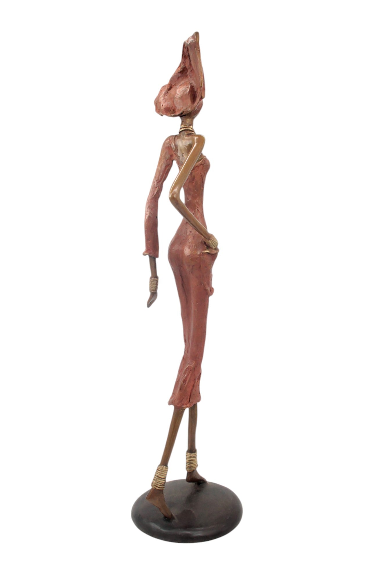 Bronze Issouf 70 cm rouge n°3 Bronzes d'Afrique