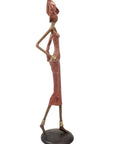 Bronze Issouf 70 cm rouge n°3 Bronzes d'Afrique