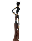 Bronze Mohamadi Dermé 20 cm marron n°4 Bronzes d'Afrique