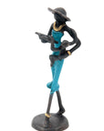 Bronze 15 cm bleu n°16 Bronzes d'Afrique