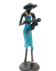 Bronze 15 cm bleu n°16 Bronzes d'Afrique