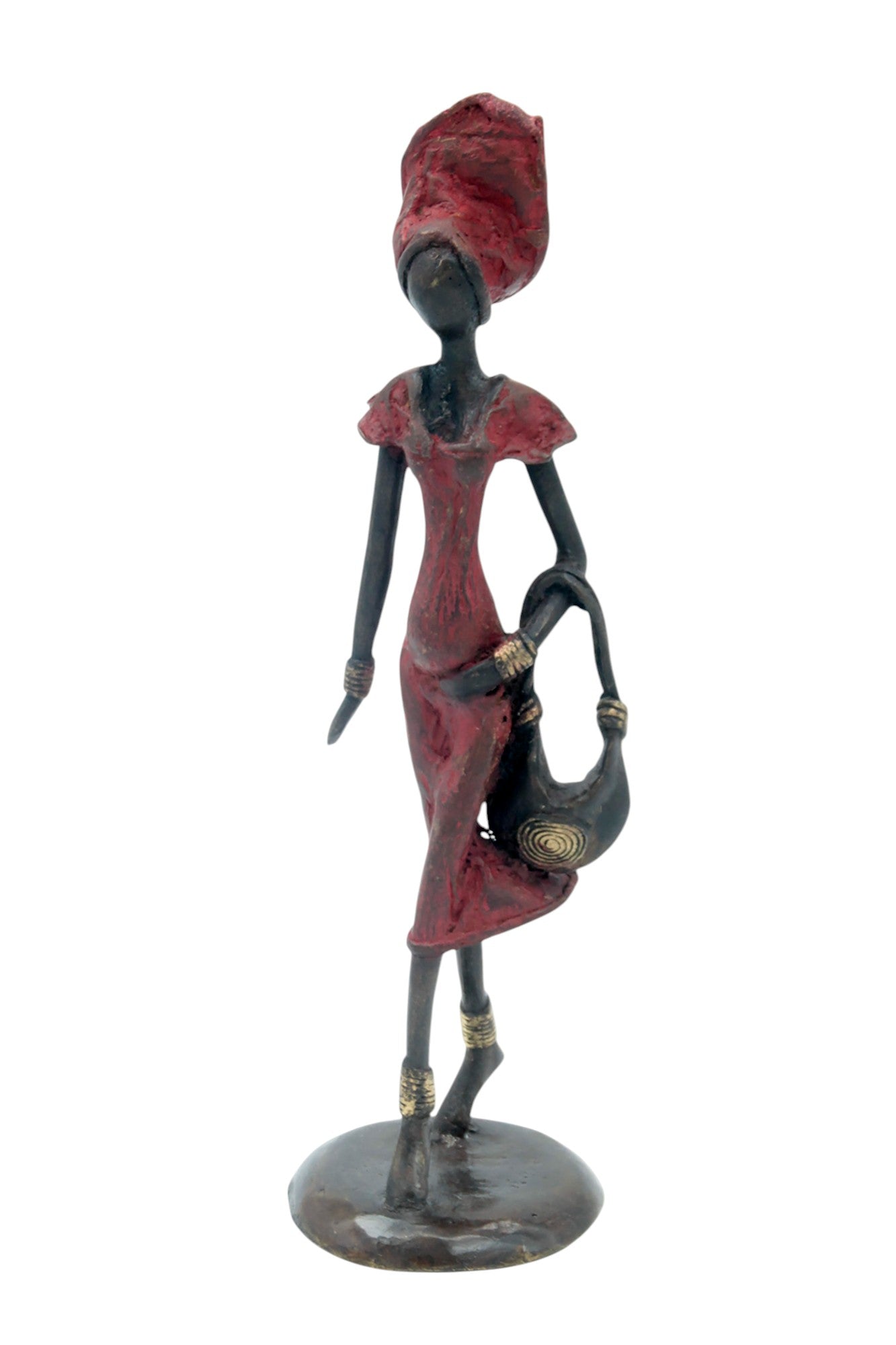 Bronze 25 cm rouge n°29 Bronzes d'Afrique