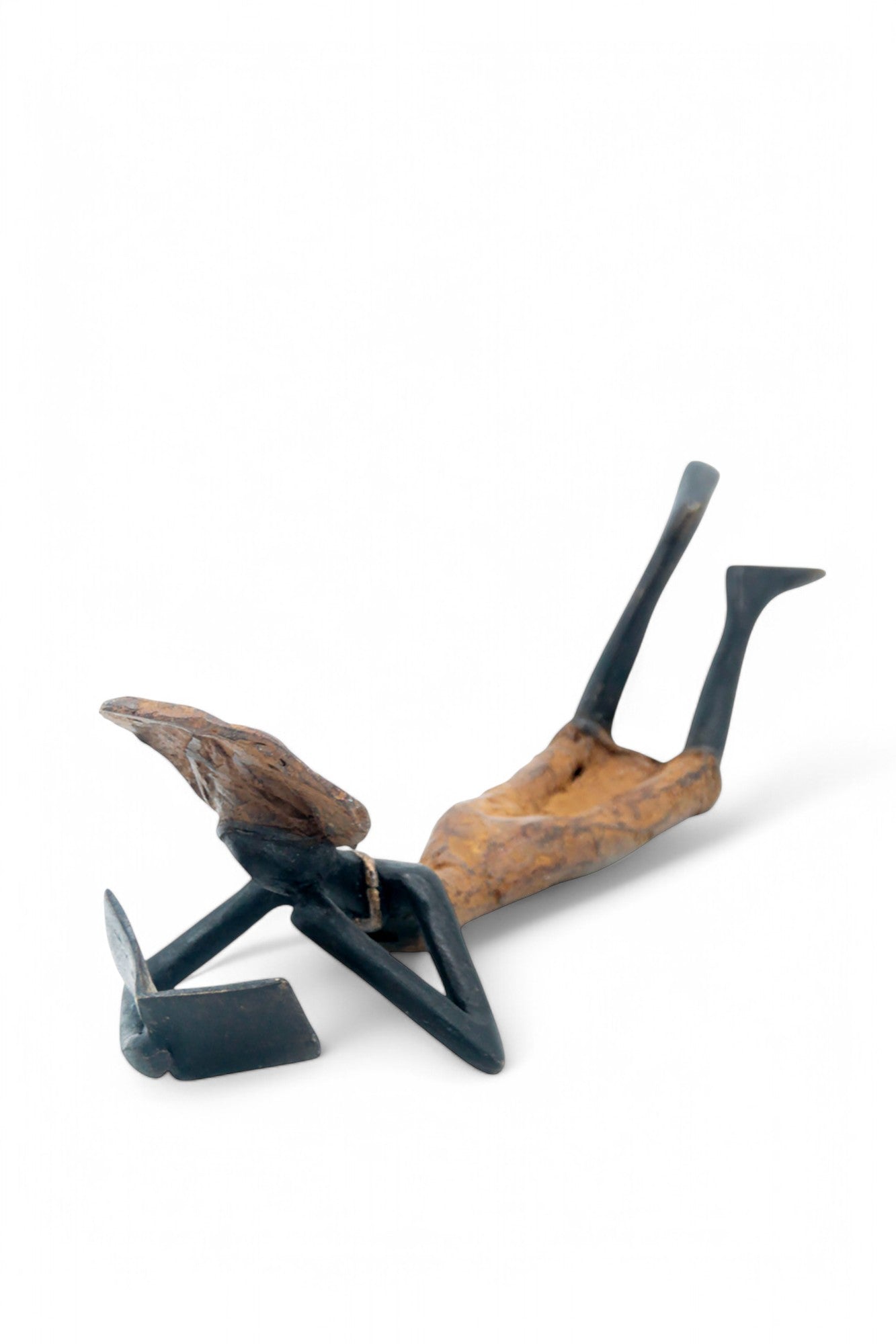 Bronze allongé 20 cm marron n°2 Bronzes d'Afrique