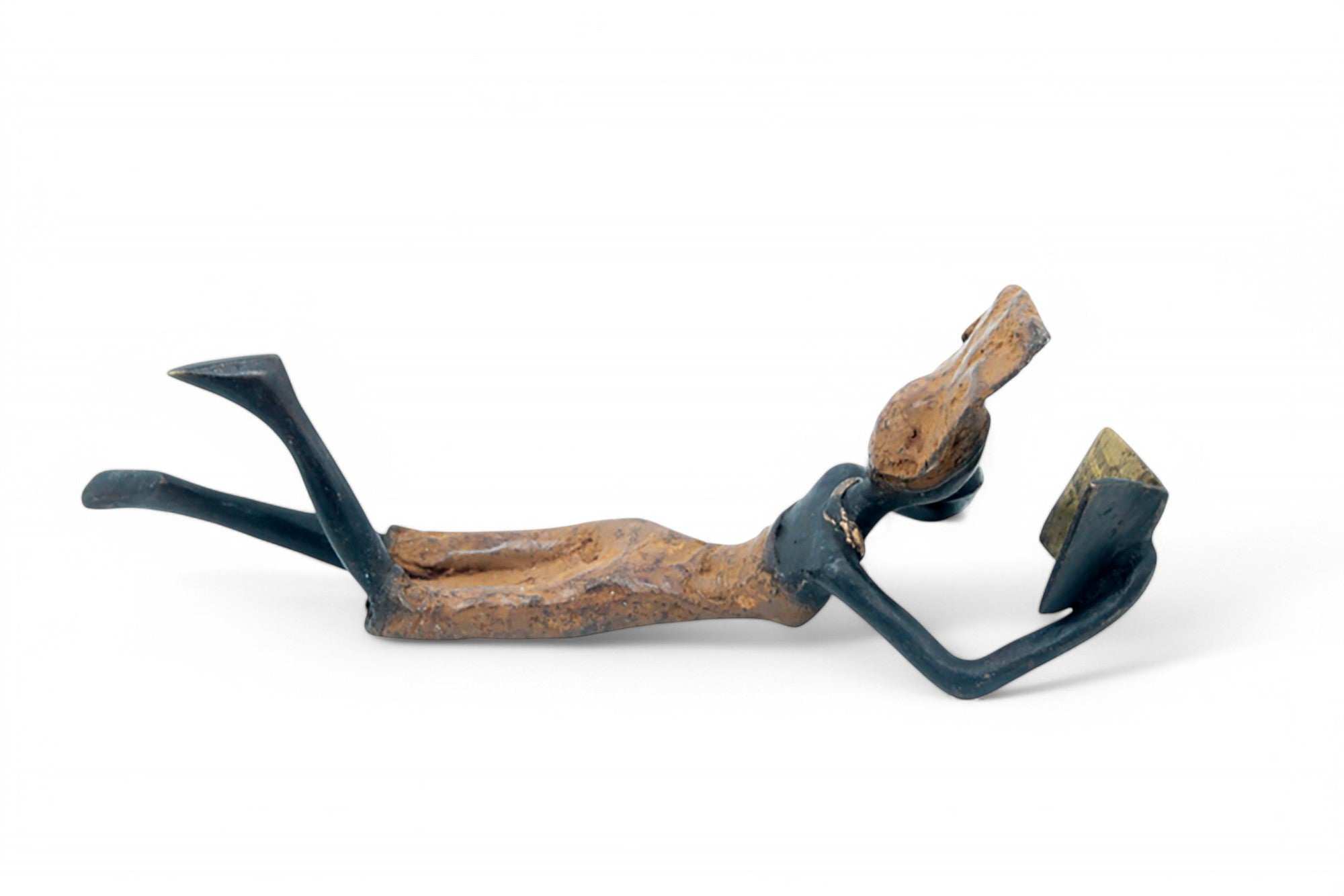 Bronze allongé 20 cm marron n°2 Bronzes d'Afrique