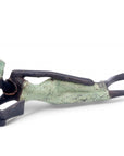 Bronze allongé 20 cm vert n°1 Bronzes d'Afrique
