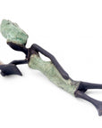 Bronze allongé 20 cm vert n°1 Bronzes d'Afrique
