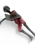 Bronze allongé 20 cm rouge n°4 Bronzes d'Afrique