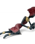 Bronze allongé 20 cm rouge n°8 Bronzes d'Afrique