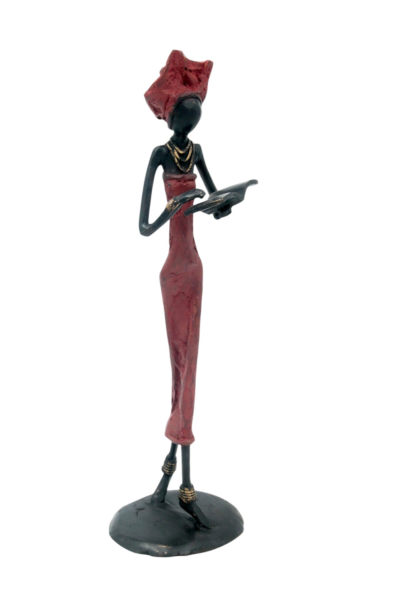 Bronze 35 cm rouge n°15 Bronzes d'Afrique