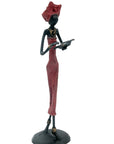 Bronze 35 cm rouge n°15 Bronzes d'Afrique