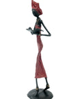 Bronze 35 cm rouge n°15 Bronzes d'Afrique