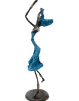 Bronze 35 cm bleu n°10 Bronzes d'Afrique