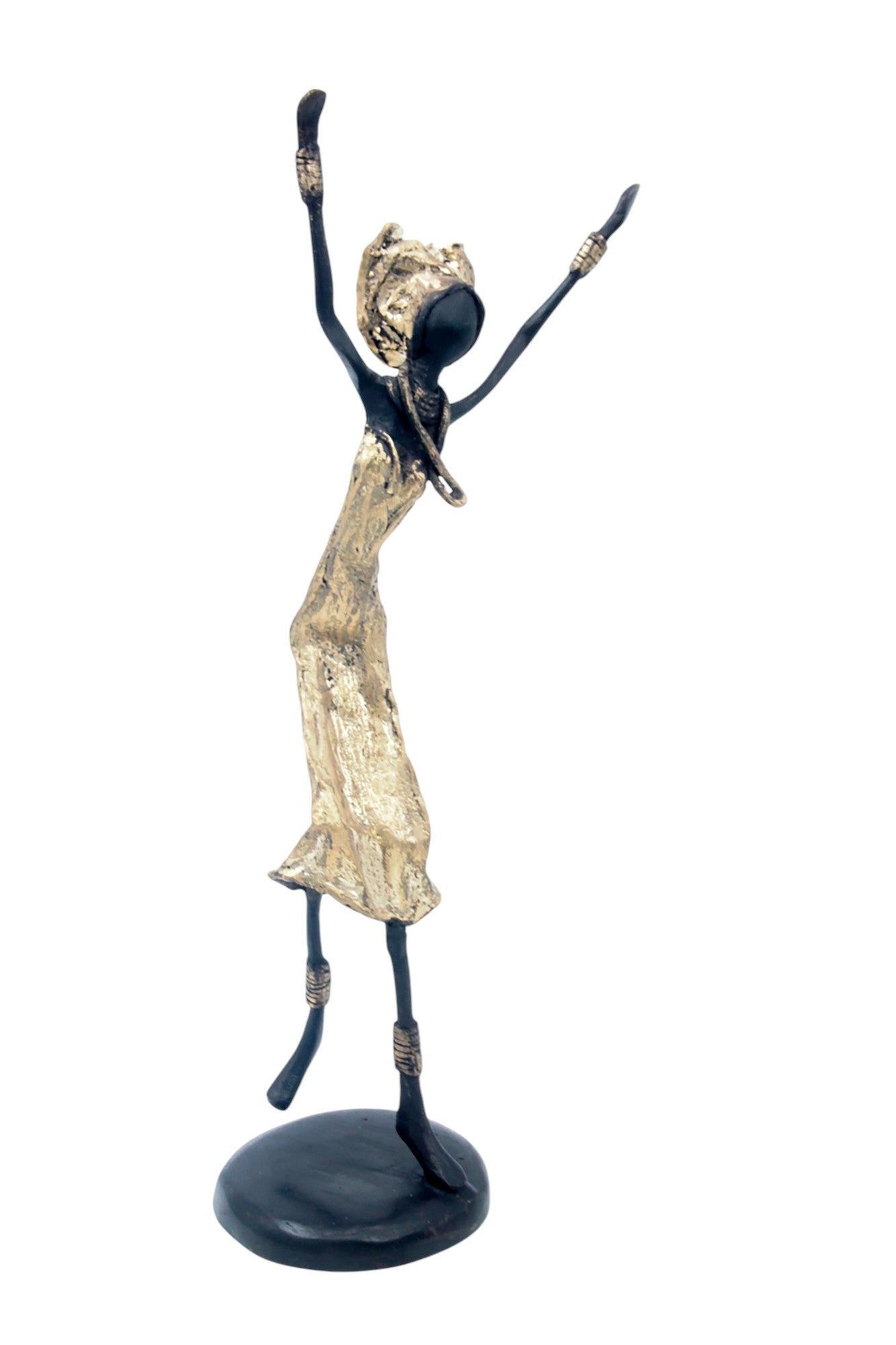 Bronze 35 cm doré n°1 Bronzes d'Afrique