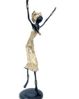 Bronze 35 cm doré n°1 Bronzes d'Afrique