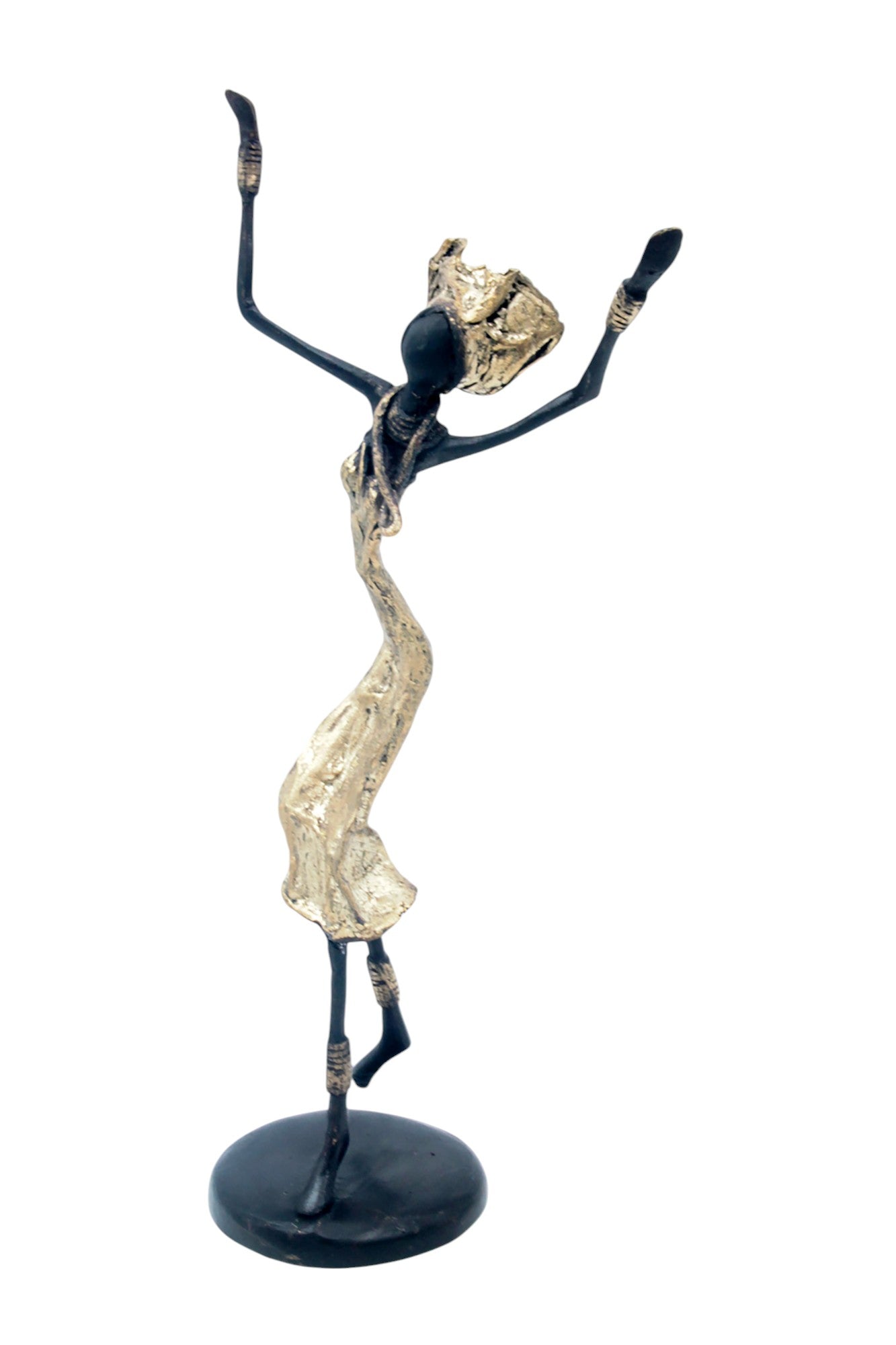 Bronze 35 cm doré n°1 Bronzes d'Afrique