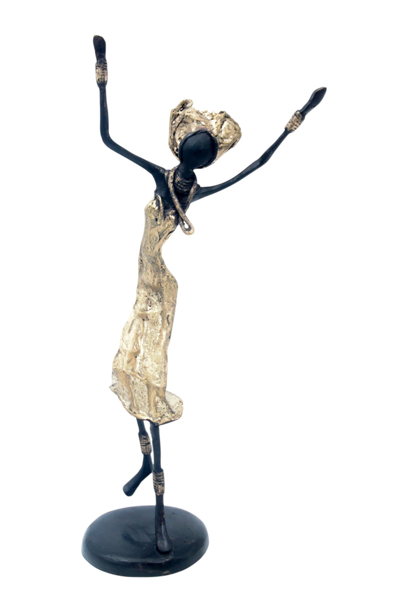 Bronze 35 cm doré n°1 Bronzes d'Afrique