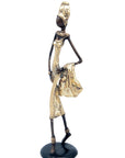 Bronze 35 cm doré n°6 Bronzes d'Afrique