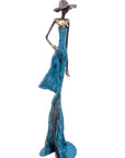 Bronze 55 cm bleu n°9 Bronzes d'Afrique