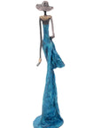 Bronze 55 cm bleu n°9 Bronzes d'Afrique