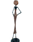 Bronze 55 cm marron n°9 Bronzes d'Afrique