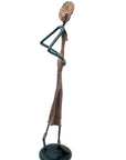 Bronze 55 cm marron n°9 Bronzes d'Afrique