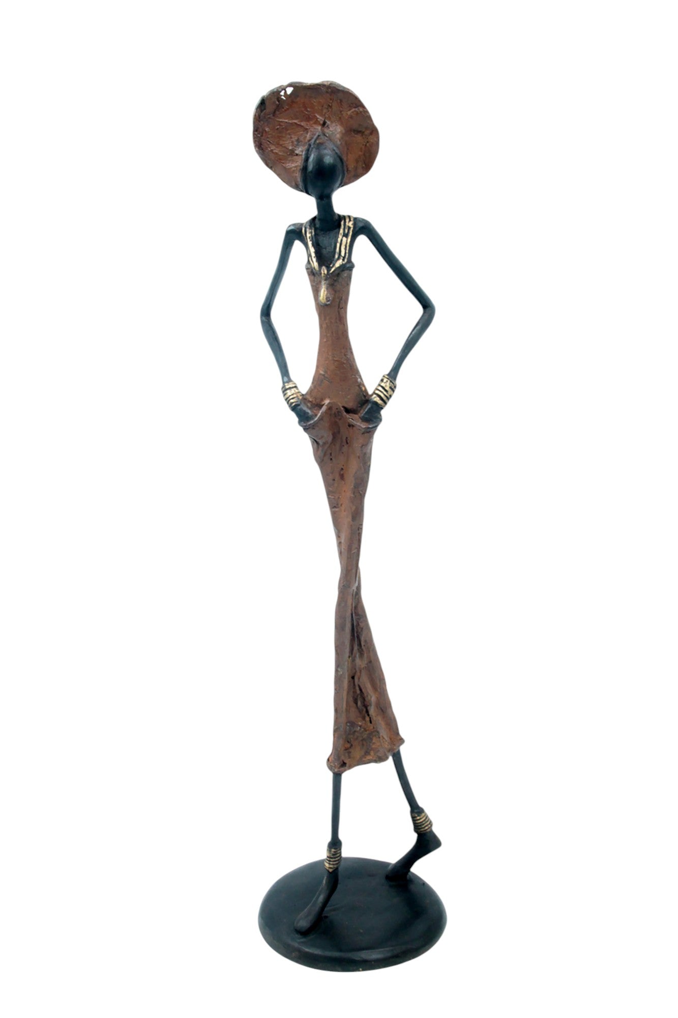 Bronze 55 cm marron n°9 Bronzes d'Afrique