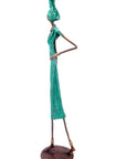 Bronze 55 cm vert n°8 Bronzes d'Afrique