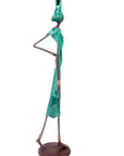 Bronze 55 cm vert n°8 Bronzes d'Afrique