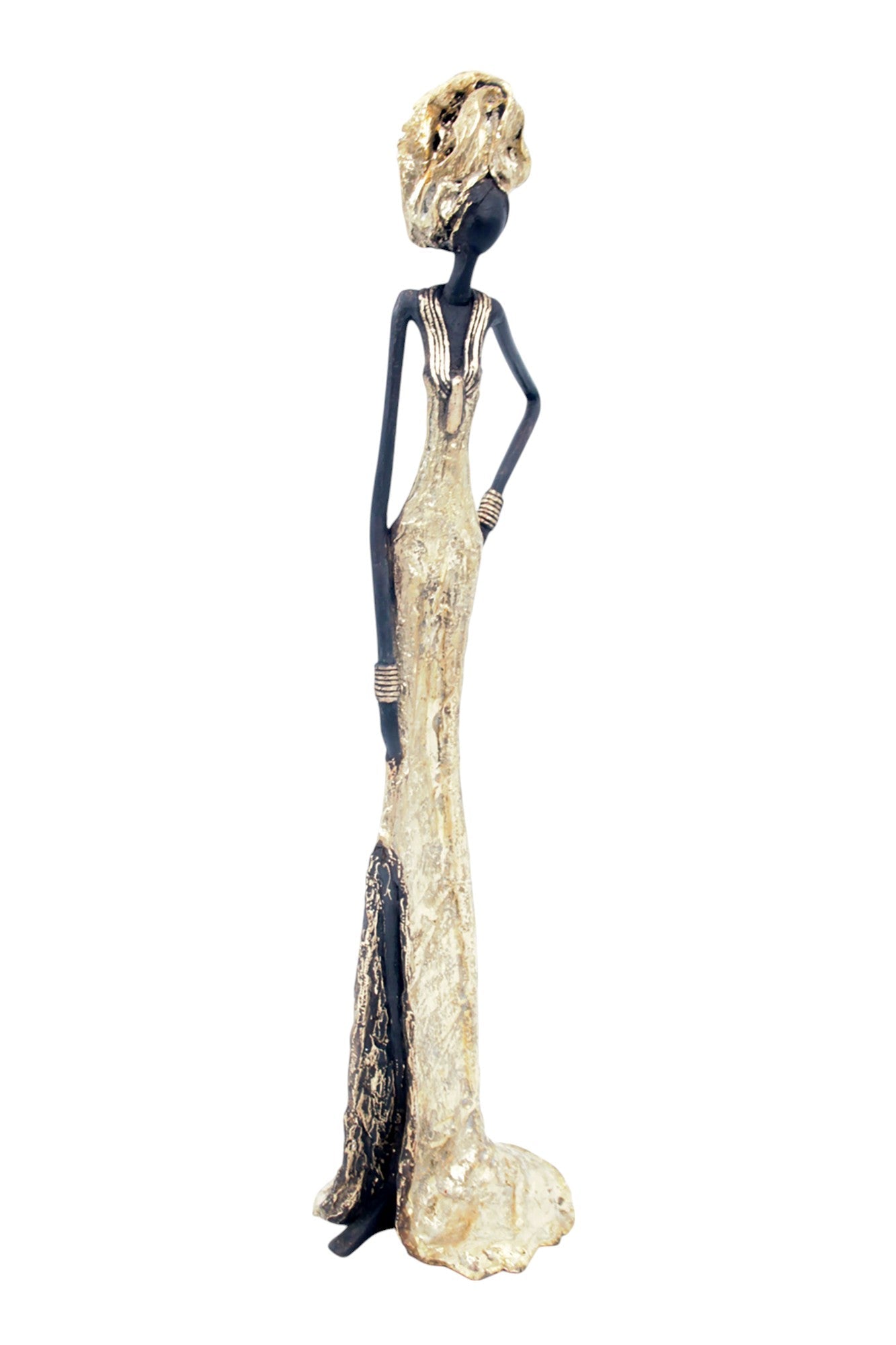 Bronze 55 cm doré n°4 Bronzes d'Afrique