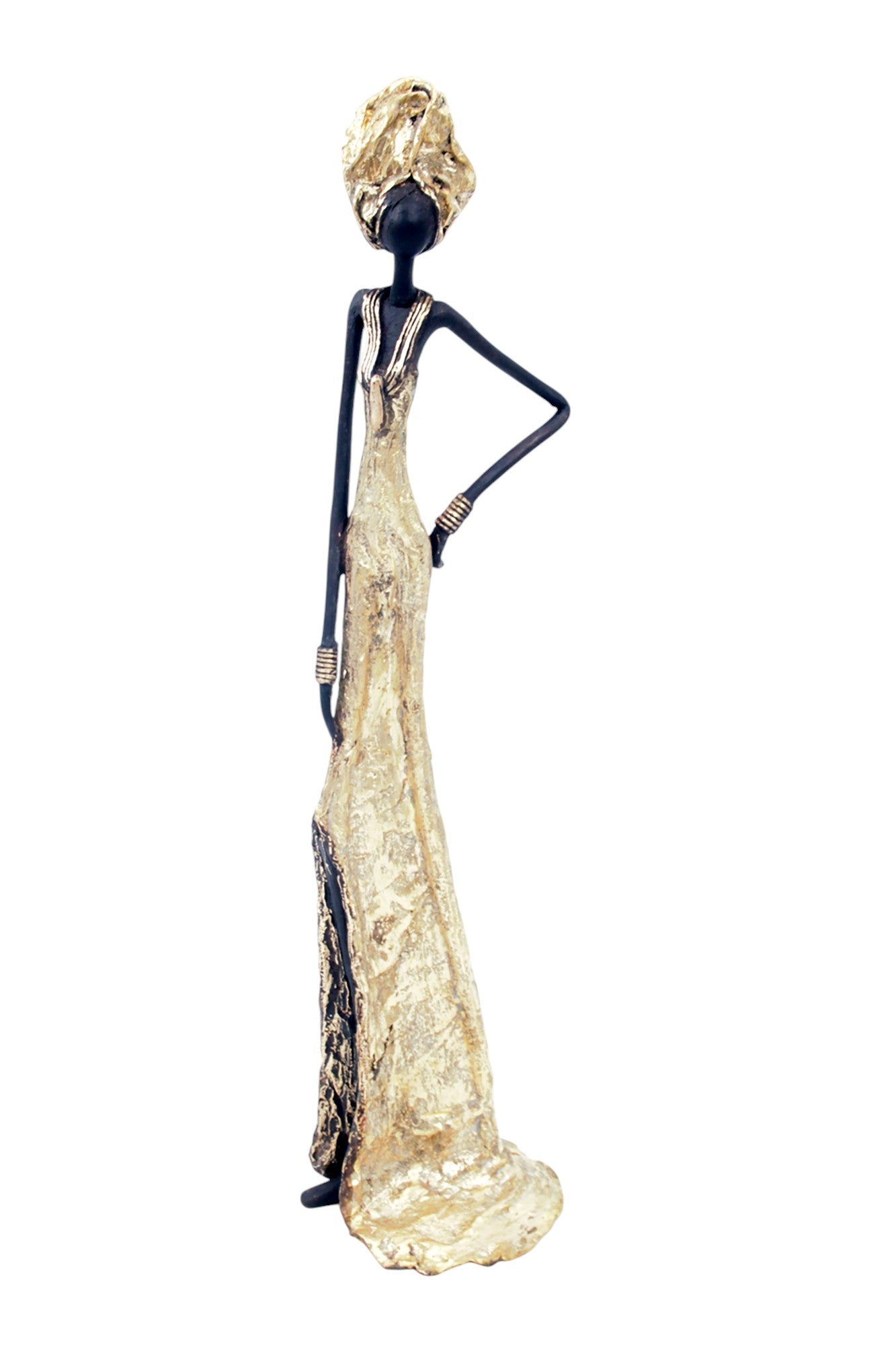 Bronze 55 cm doré n°4 Bronzes d'Afrique