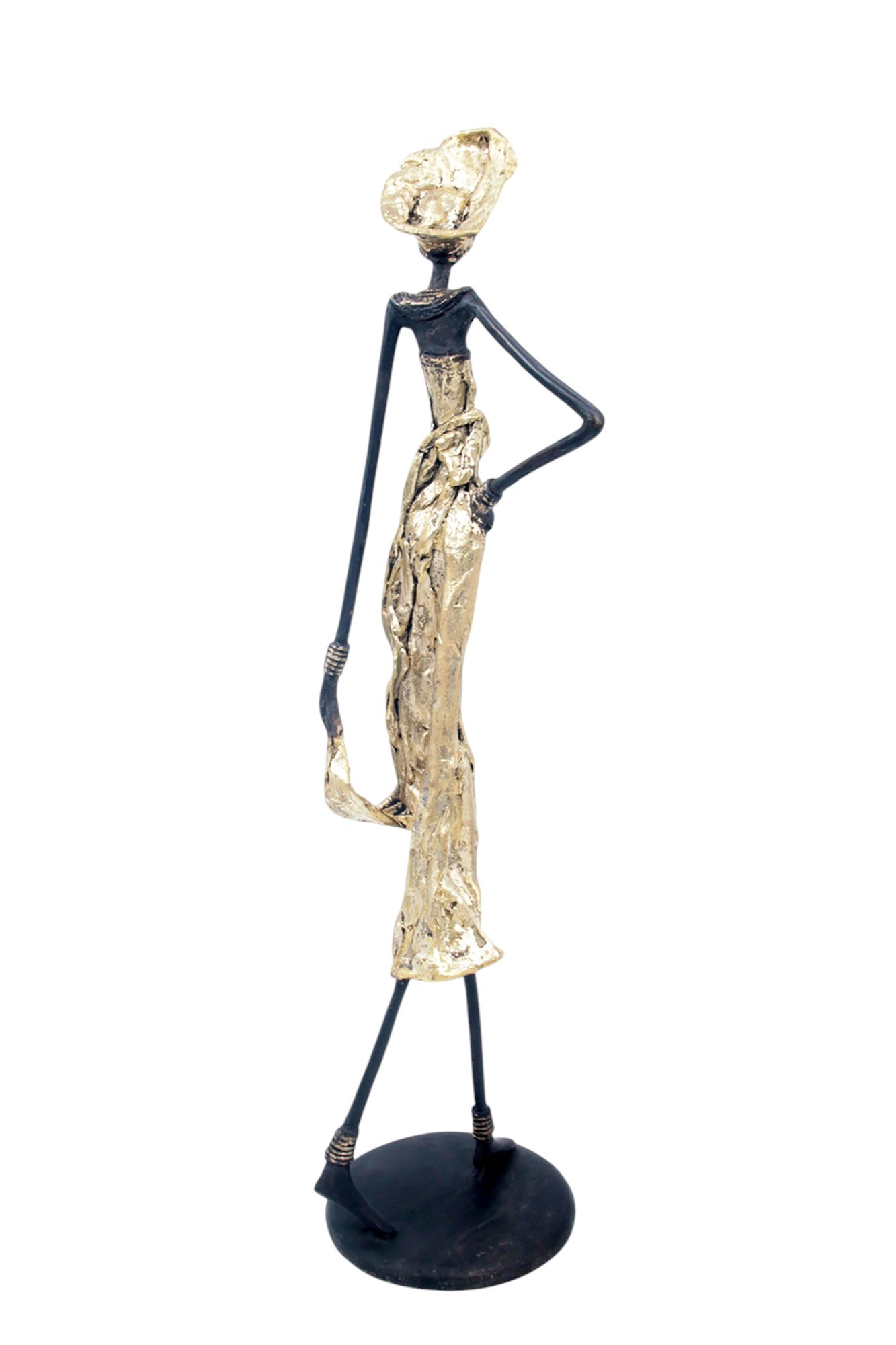 Bronze 55 cm doré n°7 Bronzes d'Afrique
